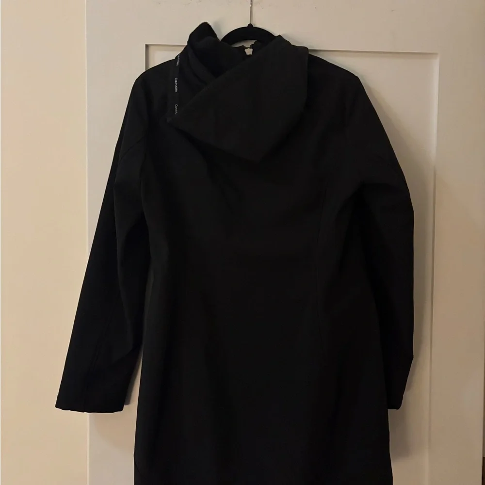Calvin Klein Black Women's Raincoat - Picture 2 of 2